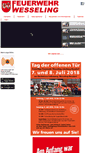 Mobile Screenshot of feuerwehr-wesseling.de